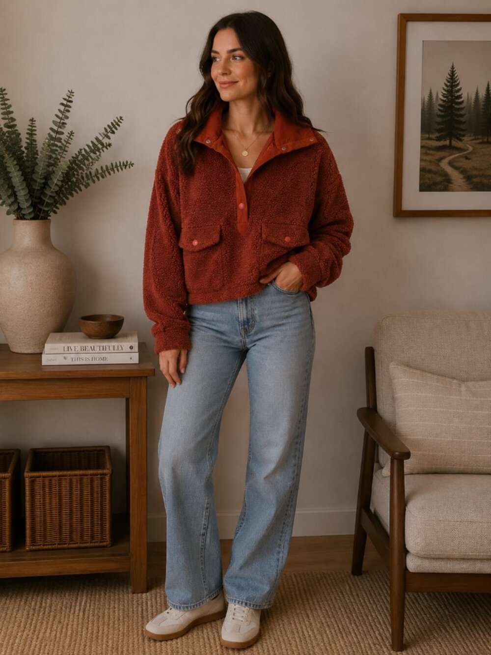 House of Sunny Sherpa Pullover
